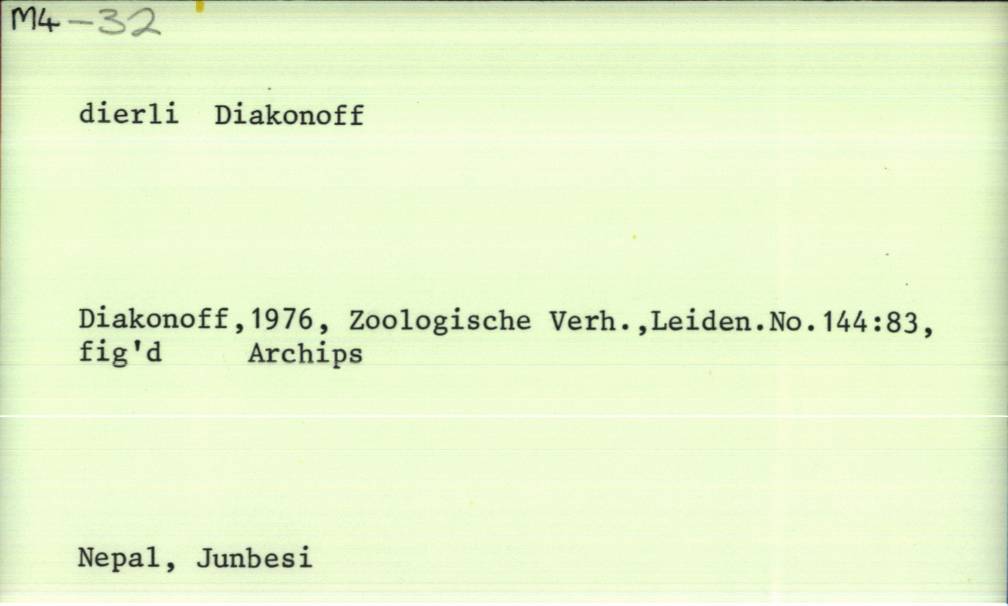 front of card